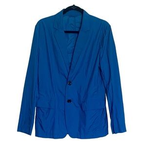 CK Calvin Klein Lightweight Packable Nylon Windbreaker Blazer Jacket